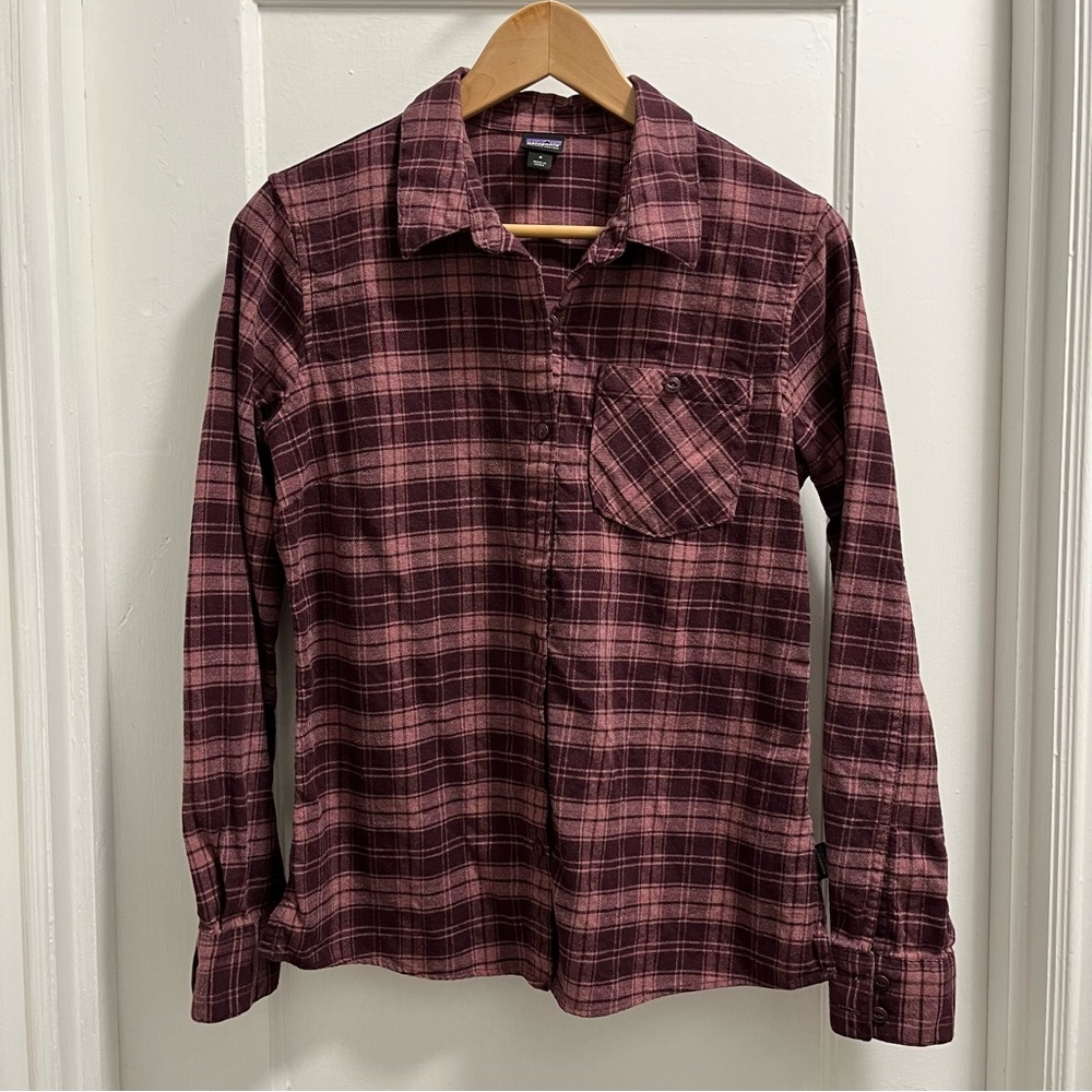 Patagonia Organic Cotton Flannel Button Down Long Sleeve Shirt